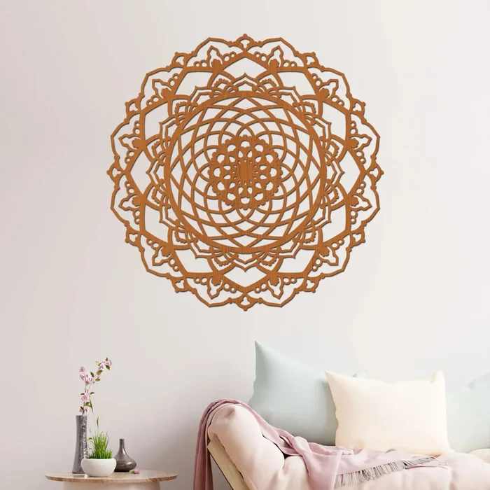 Dřevěná mandala VÁŠEŇ 40 cm