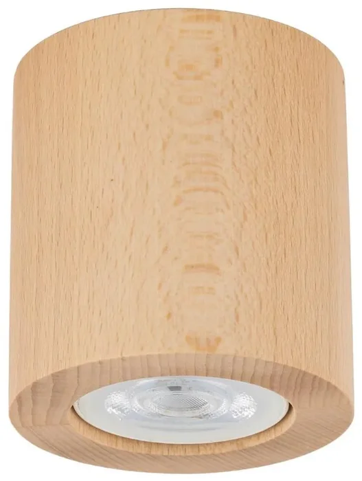 Dřevěné bodové světlo EVE 1xGU10/10W/230V buk TK10121 od TK Lighting