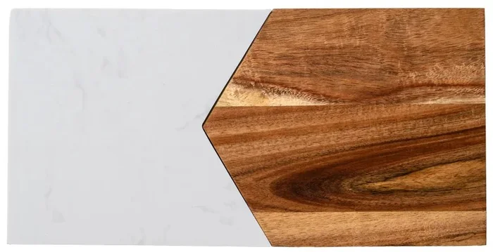 Dřevěno-mramorové servírovací prkénko GUSTA 30 cm
