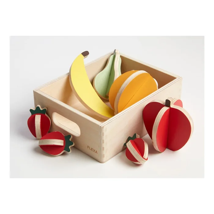 Dřevěný dětský obchod Flexa Play Shop Fruits