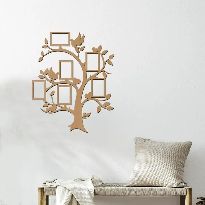 Dřevěný fotorámeček Holubice na více fotografií