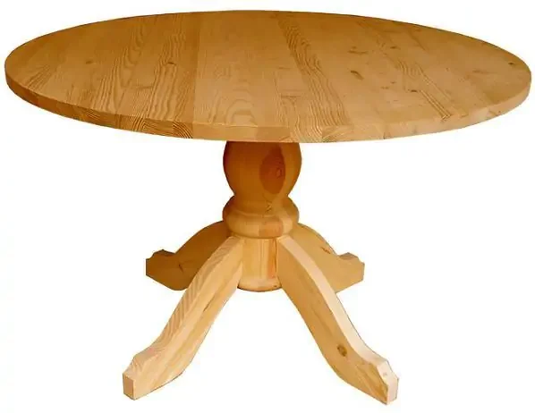 Dřevěný kulatý stůl Unis