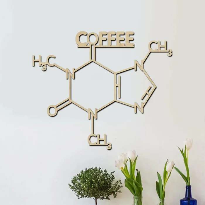 Dřevěný obraz Coffee Formula 40x33 cm Javor