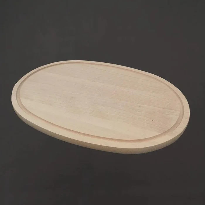 Dřevěný oválný servírovací podnos 38 cm