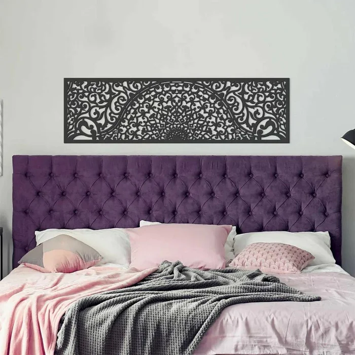 Dřevěný panel Poloviční mandala
