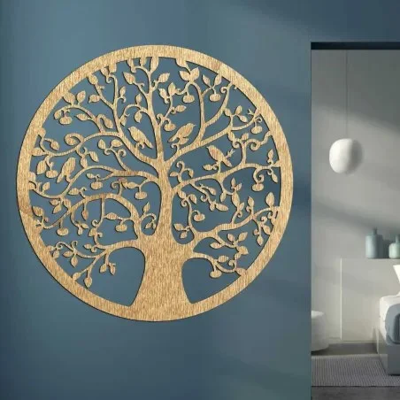 Dřevěný strom života na zeď