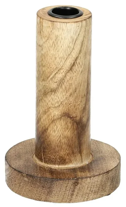 Dřevěný svícen Verti 15cm
