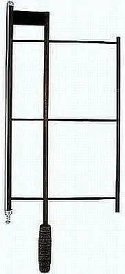 Držák na noviny z bukového dřeva s ořechovým dekorem