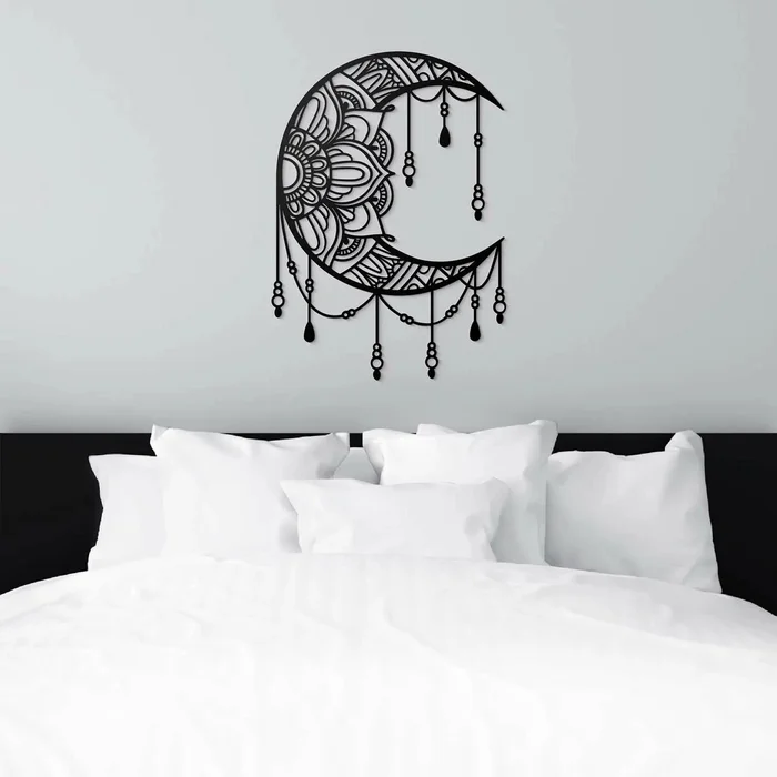 DUBLEZ Lapač snů Mandala Moon na zeď