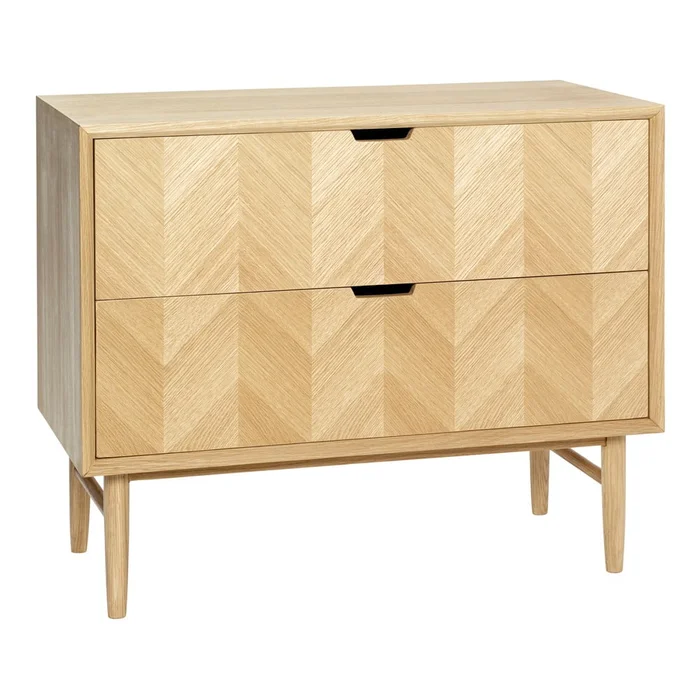 Dubová komoda Hübsch Herringbone
