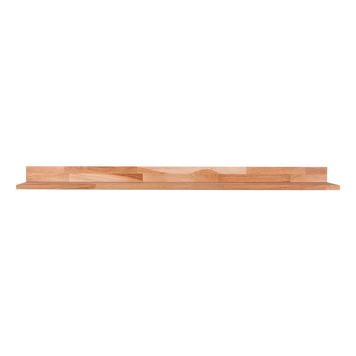 Dubová police 120 cm přírodní barva Kalle