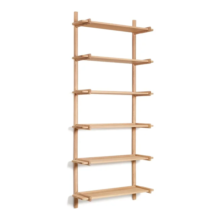 Dubový modulární policový systém Sitra 90x202 cm
