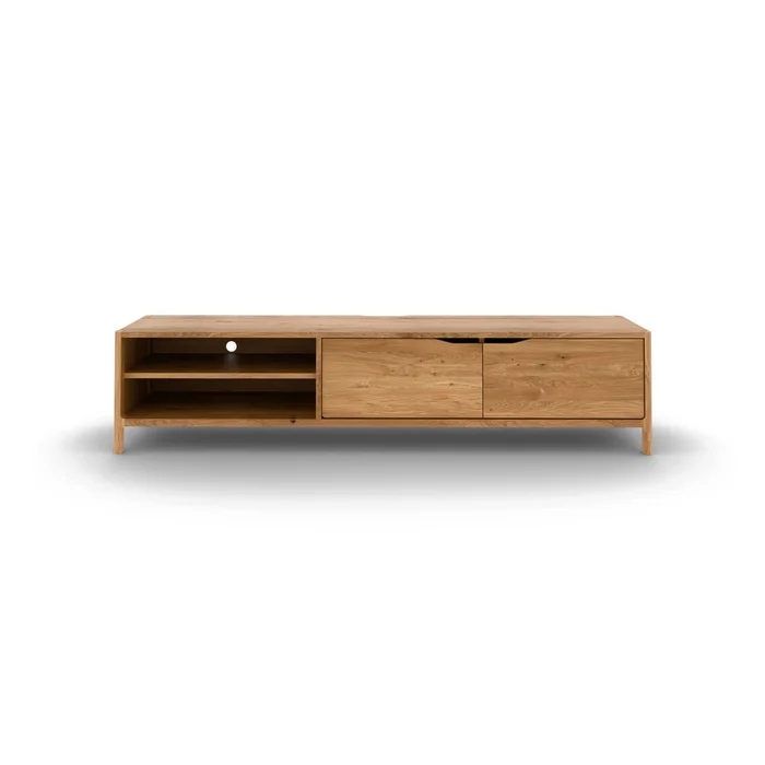 Dubový TV stolek Twig 200x48 cm
