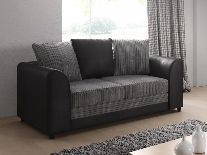 Dvojsedák WELLS 2 šedá/černá