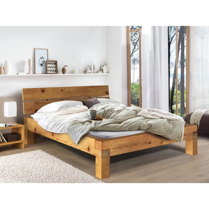 Dvoulůžko SIPA 160×200 cm z masivu smrk