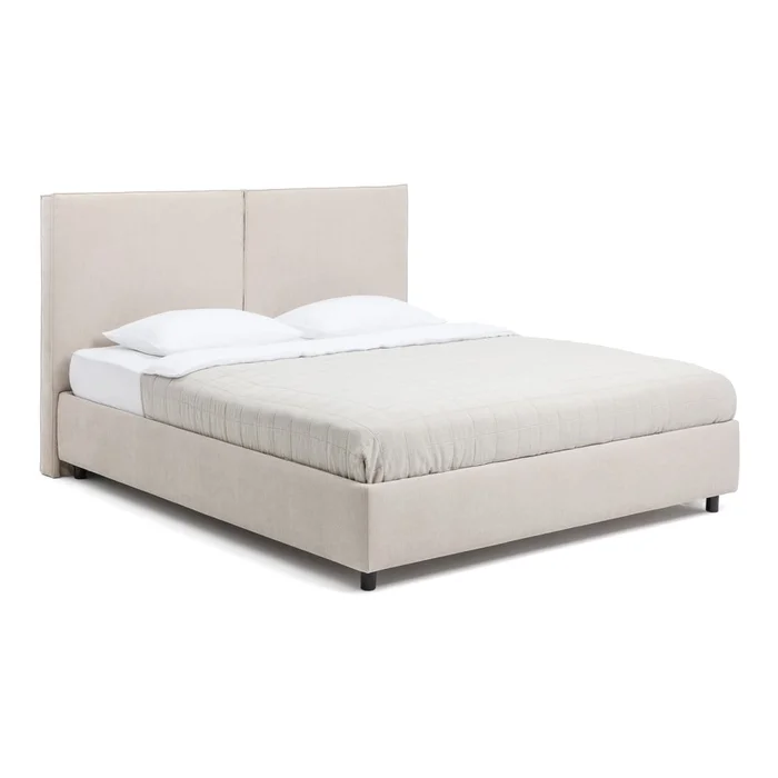 Dvoulůžková postel s úložným prostorem a matrací 180x200 cm Myra Bold