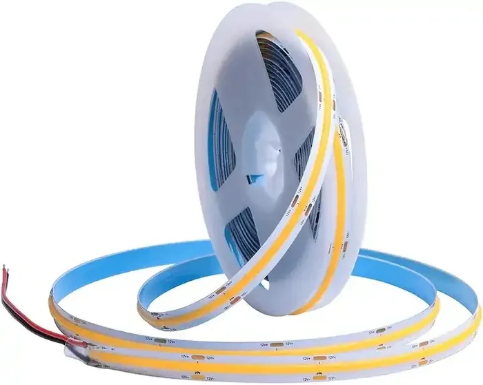 ECOLIGHT COB LED pásek 10W/m 12V teplá bílá 5m IP20