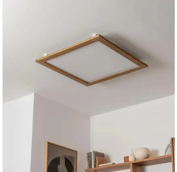 Eglo LED panel SALOBRENA-RW dřevěný 34W