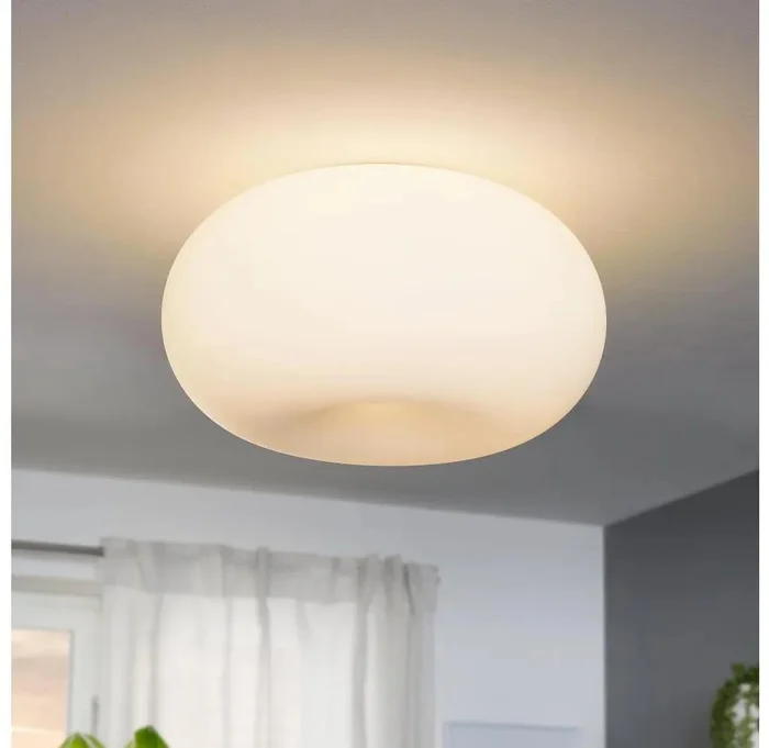 Eglo OPTICA 86812 - Moderní stropní svítidlo s opálovým sklem