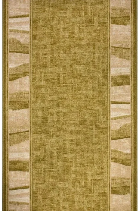 Elegantní běhoun LINEA 21 od Breno, šíře 67 cm, v zeleném provedení