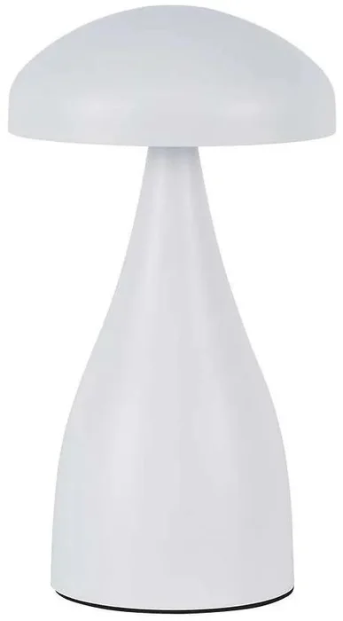 Elegantní Bílá Nabíjecí LED Stolní Lampa, 1W, 220mm