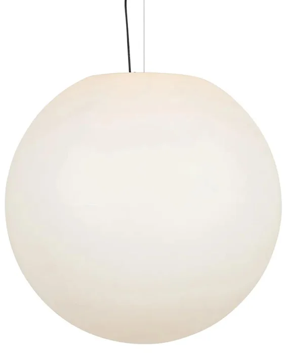 Elegantní bílá venkovní závěsná lampa IP65 77 cm - Nura