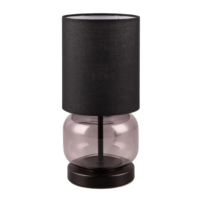 Elegantní černo-fialová stolní lampa Elio