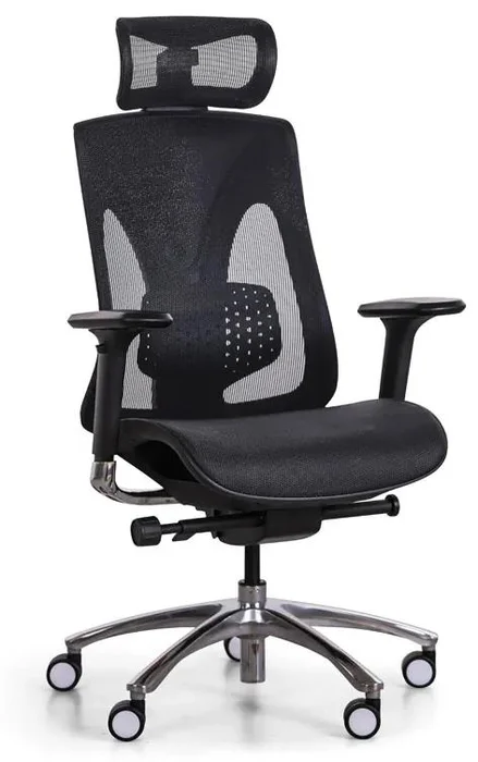 Elegantní Kancelářská Židle COMFORTE II v Černém Provedení