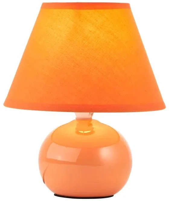 Elegantní Keramická Stolní Lampa PRIMO v Broskvové Barvě