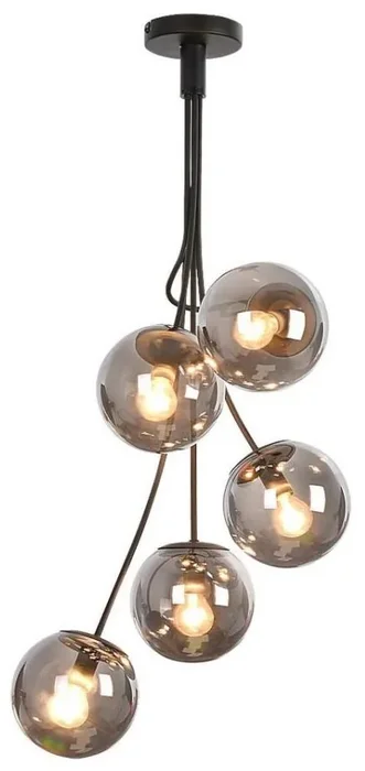 Elegantní Lustr na Tyči GLORY s 5 Žárovkami 5xE14/40W/230V