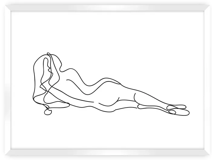 Elegantní Plakát Figure Line III