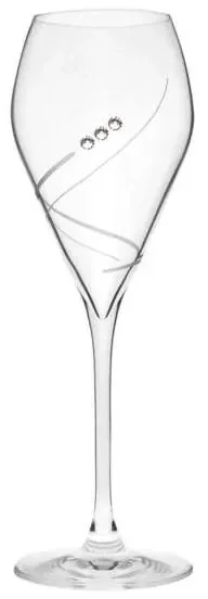Elegantní sada sklenic na prosecco Celebration Crystals Ribbon 4ks 230 ml