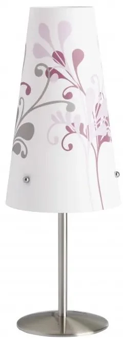 Elegantní Stolní Lampa Brilliant ISI s Květinovým Motivem