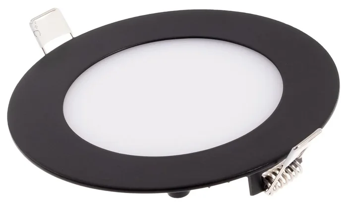 Elegantní vestavěný LED panel T-LED 6W, kulatý, 120mm, teplé bílé světlo