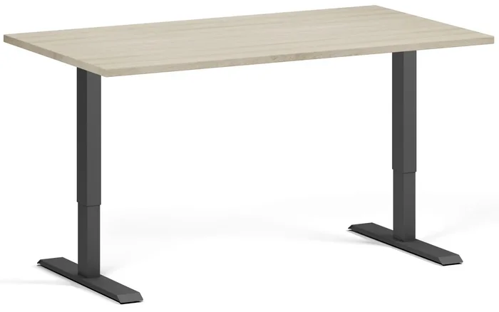 Elektricky nastavitelný pracovní stůl 140x80 cm s dvojitým pohonem