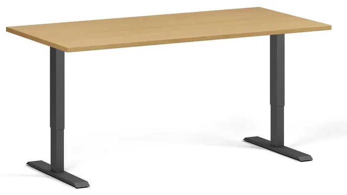 Elektricky nastavitelný pracovní stůl 160x80 cm s motory