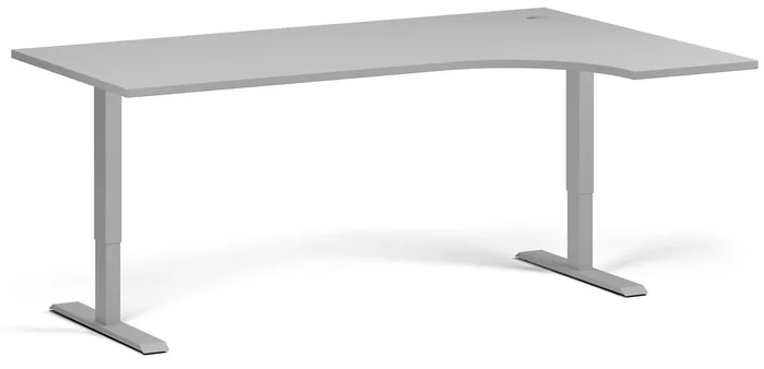 Elektrický rohový stůl 180x120 cm s nastavitelnou výškou
