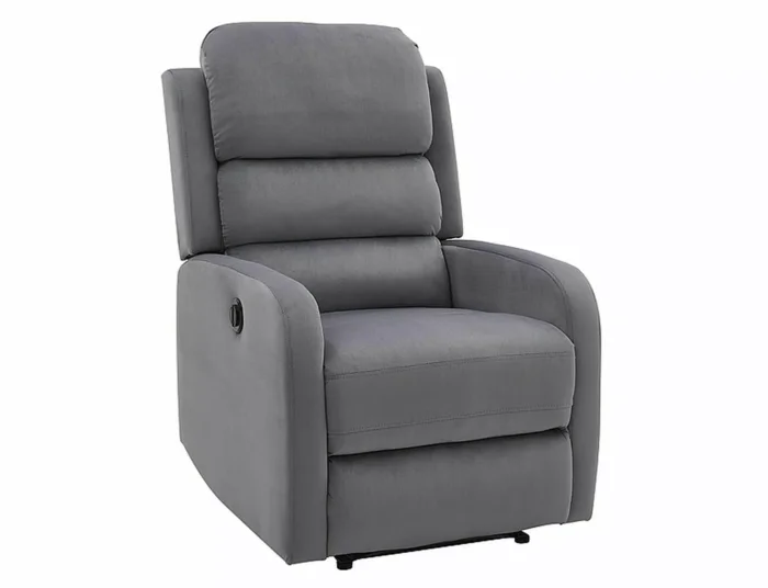Elektrický rozkládací křeslo Velvet Šedé