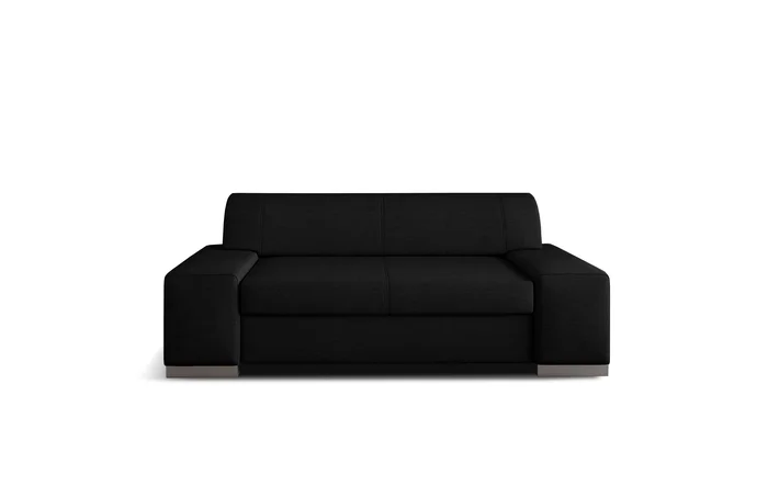 ELTAP Porto Černá pohovka Velvet 190x66