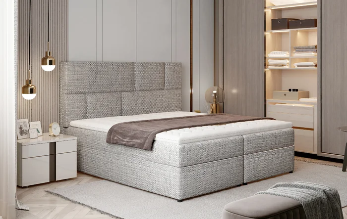 ELTAP Postel boxspring Florence Žlutá Omega 68