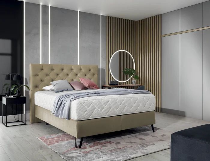 ELTAP Postel boxspring Kontinentální 140x200