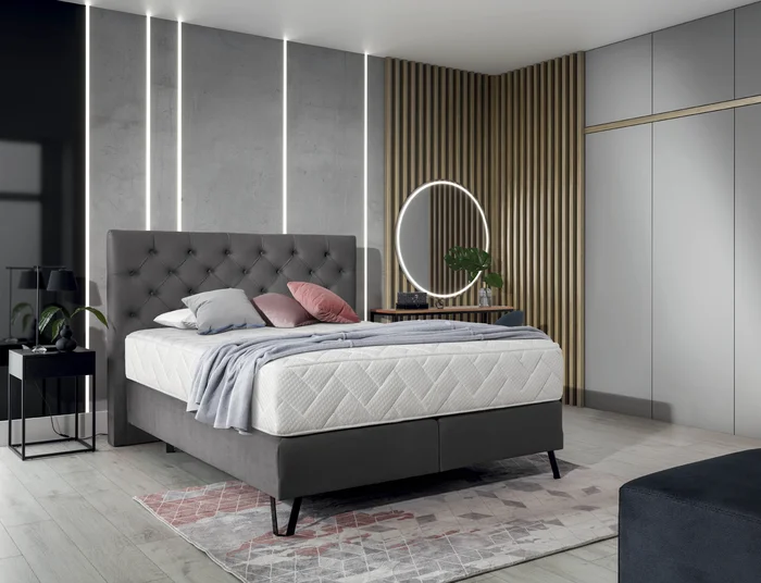 ELTAP Postel boxspring Kontinentální s prošíváním
