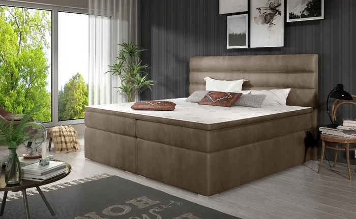 ELTAP Postel boxspring Softy 160x200 modrá