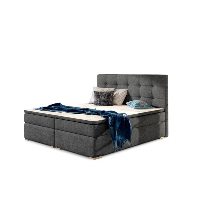 ELTAP Postel Inez boxspring 140x200 černá