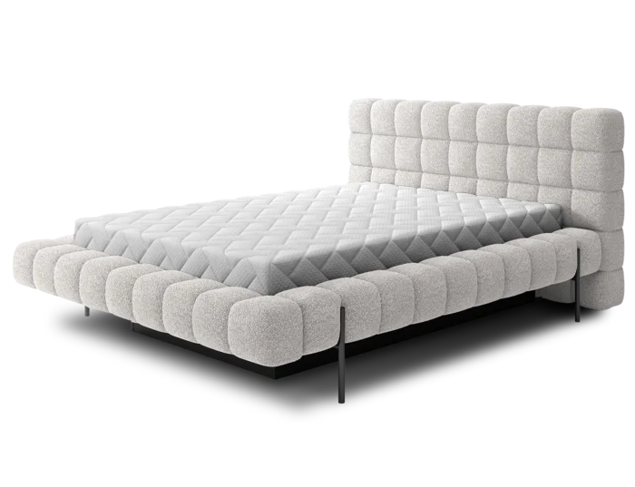 ELTAP Postel s úložným prostorem 180x200 šedá