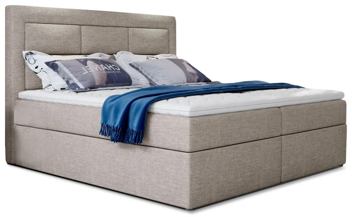 ELTAP Postel Vivre Boxspring tmavě modrá 160x200