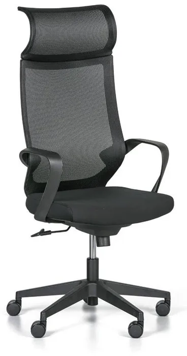 Ergonomická černá kancelářská židle CLETUS