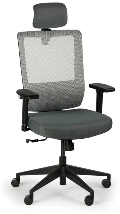 Ergonomická kancelářská židle AE, šedá