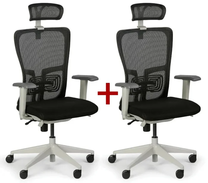 Ergonomická kancelářská židle GAM s dárkem zdarma, černá
