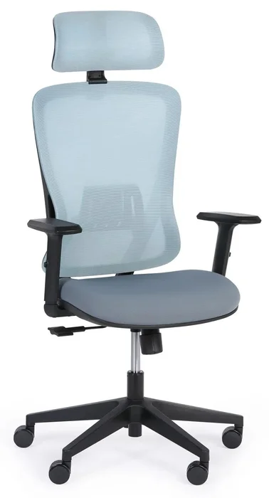 Ergonomická kancelářská židle MARCO modrá šedá